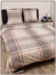 Постельное белье Шуйская бязь Клетка коричневая 21717-1