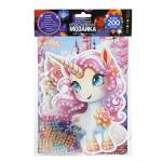 385202 Кристальная мозаика фигурная единороги МУЛЬТИ АРТ в кор.100шт