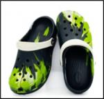 Комплект для Nordman Shark Туфли летние (сабо), Женские, цвет Синий с белым ремешком, модуляция белый зеленый