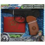 372956 Пистолет Макарова, свет-звук, удостоверение, кор.20*15*5см ИГРАЕМ ВМЕСТЕ в кор.2*60шт