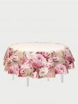 Английский сад Пионы Le Gobelin Скатерть круг д140 см 2107037 подгиб