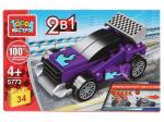 326657 Конструктор СПОРТКАР 2в1 с инерцией, 34 дет. Город мастеров в кор.70шт