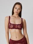 Бюстгальтер Bralette жен. Sauvi бордовый