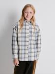 Блузка детская для девочек Terra серая клетка