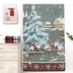 Полотенце "Сказочные гномики" тканное стеганое 50*90 см. хлопок 100%