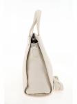 TB237-01 Сумка женская, иск.кожа/текстиль, бежевый