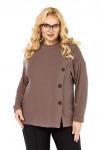 Джемпер Элль стиль 2428-Р кофе