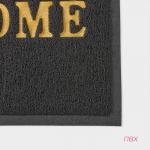 Коврик придверный Доляна Welcome, с окантовкой, 38?58 см, серый