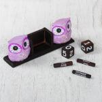 Деревянный календарь «Совы», 20?5?7 см, МИКС