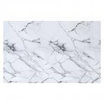 Гибкое стекло тм VETTA Мрамор, 80x120x0,08см, ПВХ, цвет белый с серебром