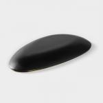 Блюдо для фруктов Доляна «Буржуа», 29.5?16?2.5 см, чёрное