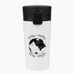 Термокружка «Инь-Мяу», 380 мл, сохраняет тепло 8 ч, с ситечком