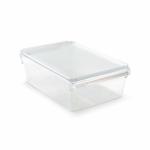 Контейнер для холодильника или шкафа с крышкой (прозр). Размер: 32,5*20,5*10 см. Материал: акрил.