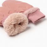 Варежки женские MINAKU, розовые, 25 см