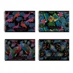 "Светоч" 40АЛГР4_2_3_9 Альбом для рисования, мат. ламинация, 100 г/м2 A4 29 х 20.5 см 4 шт. на гребне 40 л.