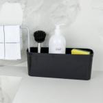 Кухонный органайзер для моющих средств с вешалкой для тряпки (цвета в ассортименте).Размеры 27х14,5х7 см.