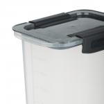 Контейнер герметичный с защелками для сыпучих продуктов 2300мл, пластик