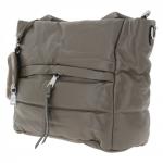 TS238-01 Сумка женская, иск.кожа/текстиль, бежевый