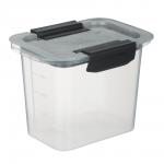 Контейнер герметичный с защелками для сыпучих продуктов 1000мл, пластик