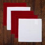 Набор махровых полотенец Этель Merry christmas 30?30 см - 5 шт., 100% хл, 340 г/м?