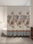 BLOSSOM  Штора для ванной с утяжелителем, размер: 180х200 см, материал: (3D) PLE  (ткань полиэстер).