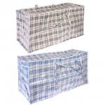 Сумка хозяйственная тм VETTA Клетка, 100x50x40см, 200 литров, до 15кг, полипропилен, 2 цвета