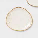 Блюда для подачи Magistro «Церера», набор 2 шт., 18?16?1.5 см, фарфор, белые