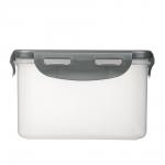 Контейнер герметичный для СВЧ с защелками тм Good&good, квадратный 1,25л, пластик