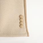 Перчатки женские двойные, безразмерные, сенсорные, без утеплителя, бежевые