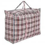 Сумка хозяйственная тм VETTA Клетка, 70x55x30см, 115 литров, до 10кг, полипропилен, 2 цвета