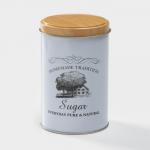 Банка для сахара «Дом и поле», 12?7.5?7.5 см, цвет белый