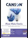 "Canson" Альбом для смешанных техник Mixed Media Essentia 250 г/м2 A3 29.7 х 42 см склейка с одной стороны 30 л.