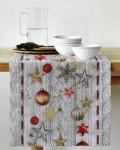Дорожка столовая "Новогодняя звезда" 45*150 см. хлопок 100%