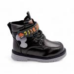 Ботинки на меху 1800-6-1 бронзовые п/п