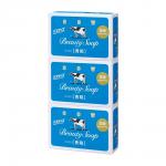 COW Мыло Beauty SOAP Blue NEW молочные протеины аромат жасмина, 3 куска * 130 гр. НАБОР ПОДАРОЧНЫЙ