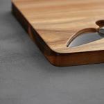 Набор для подачи сыра Magistro Bottle, 3 ножа, 48?17?1.5 см, акация