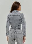 Женская куртка джинсовая укороченная CRACPOT 6297-уценка
