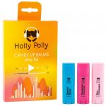 Набор бальзамов для губ Holly Polly CANDY LIP BALMS(Сладка Мята, Розовое Шампанское, Клубника со сливками)