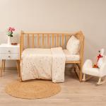 КПБ детский 'Чистый хлопок', поплин, 'Сердечки ВБ' Пододеяльник 112х147; простыня 150x190;наволочка 40х60 (1шт)