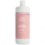 WELLA INVIGO Blonde Recharge Шампунь-нейтрализатор желтизны для холодных светлых оттенков 1л.