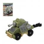 ИГРОЛЕНД Конструктор "Военная техника" 8 в 1, 8х3,5х11 см, ABS, 6 видов