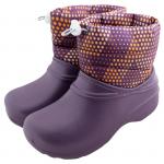 Полусапоги женские "СЭНДИ" (баклажан-оранжевый, 39)