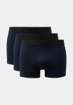 Трусы в коробке 3 шт. Trunks - Транки с черной резинкой