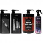 Набор по уходу за волосами после окрашивания (большой) Шампунь и кондиционер для окрашенных волос (2x1000мл) + Питательная липидная маска для волос с аминокислотами Раньше Было Лучше (1050мл) + Многофункциональный уход для всех типов волос NEMOCHALKA (400