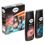 Подарочный набор мужской AURA MEN Энергия спорта: Гель д/душа 3в1, 250мл+Гель д/душа 3в1, 250мл