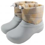 Полусапоги женские "СЭНДИ" (серо-оранжевый, 41)