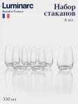 Набор стаканов Luminarc HERMITAGE, 370 мл, 6 шт., стекло, прозрачный