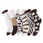 GALANTE Носки женские махровые р.23-25, 100% полиэстер, разноцветные