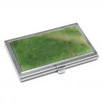 Картхолдер с накладкой из нефрита