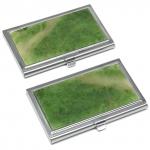 Картхолдер с накладкой из нефрита